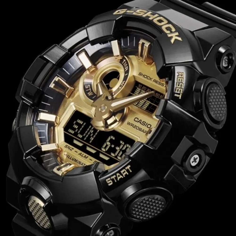 Casio G-Shock Black and Gold Watch - Picture 5 of 12